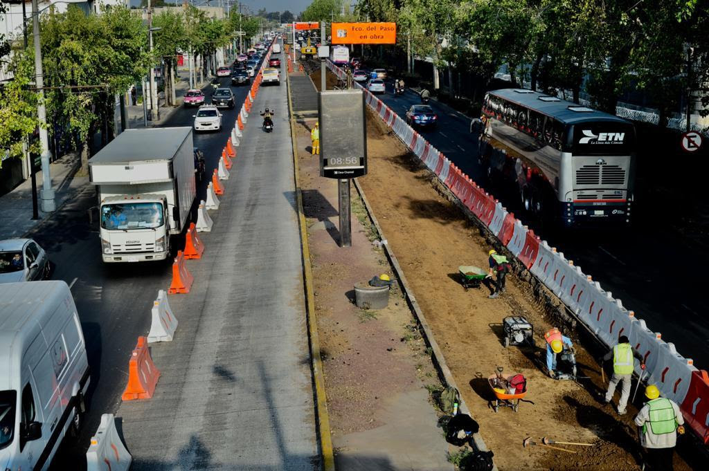 Registra 85 de avance ampliación de Línea 4 del Metrobús a Pantitlán