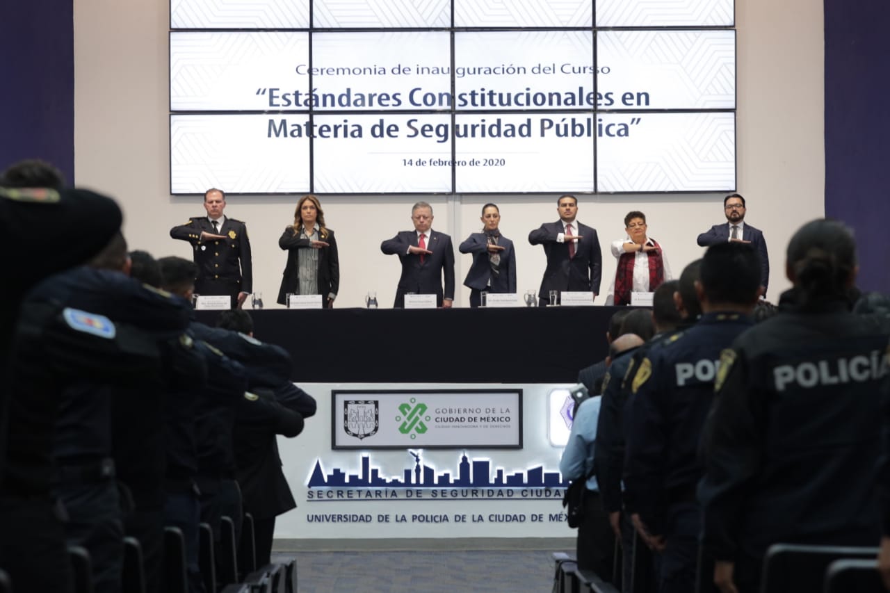 5e46fce5681fc417293058 - Gobierno Ciudad de México  y SCJN implementan curso para mejorar protocolos de policías en detenciones