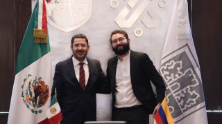 Se reúne Jefe de Gobierno, Martí Batres Guadarrama, con Embajador de Colombia en México, Álvaro Moisés Ninco Daza